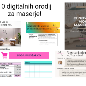 Digitalni začetni paket za maserje