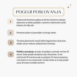 anita masaže kranj premium paket10