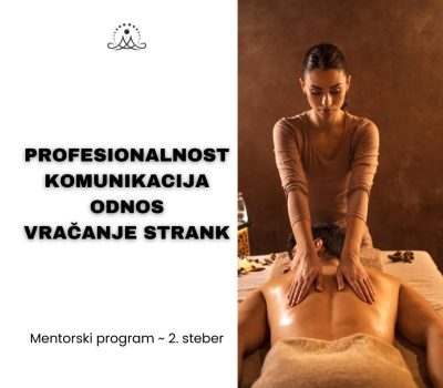 mentorstvo masaža posel